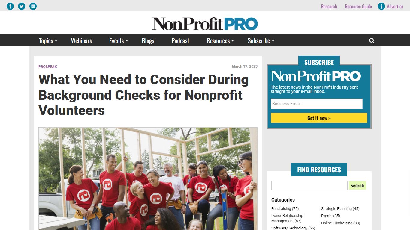 What You Need to Consider During Background Checks for Nonprofit Volunteers